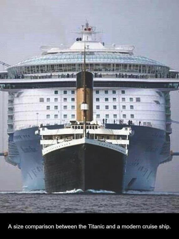 How Big is the Titanic Compared to a Cruise Ship