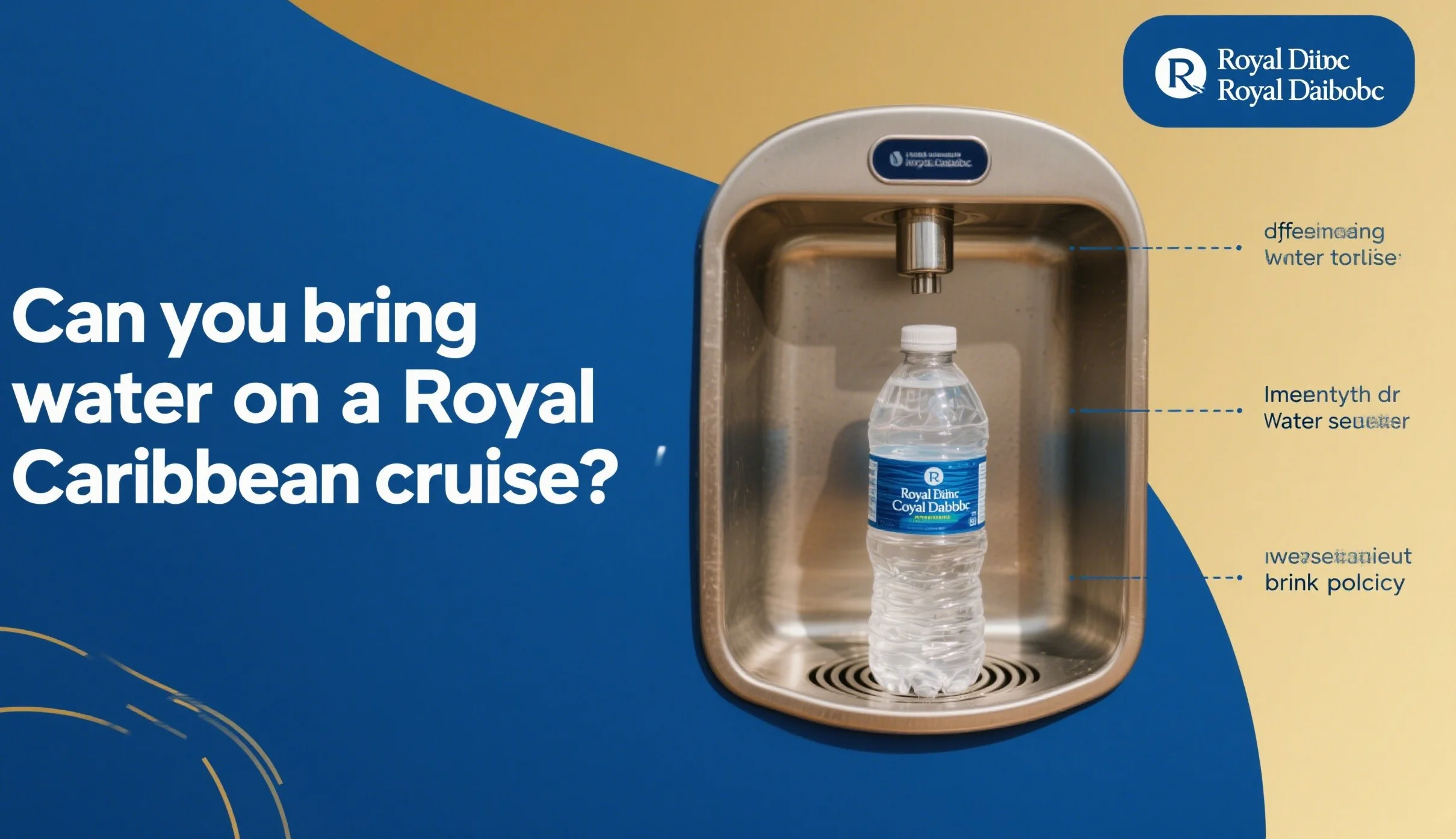 can you bring water on a royal caribbean cruise