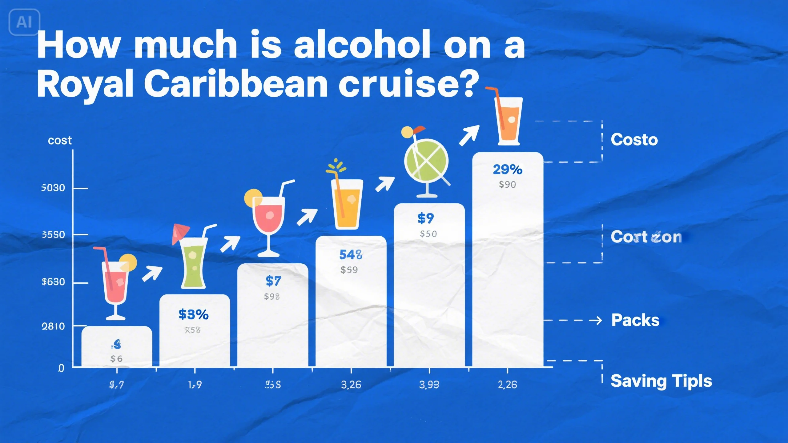 how much is alcohol on a royal caribbean cruise