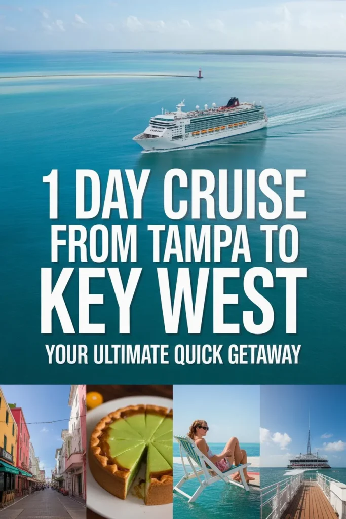1 day cruise from tampa to key west