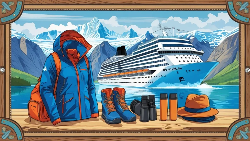 how to pack for a 7-day alaska cruise in june