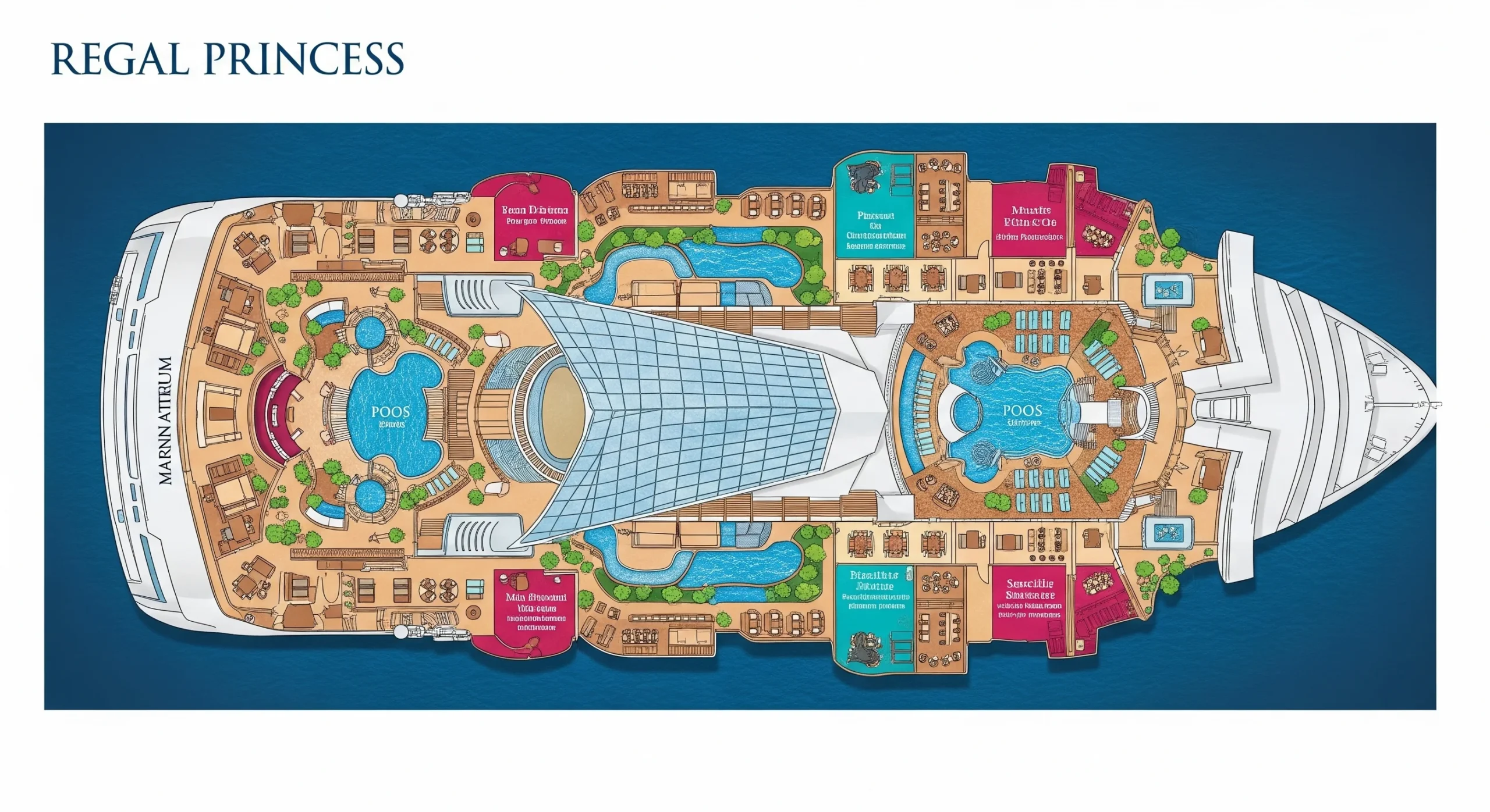 regal princess deck plans