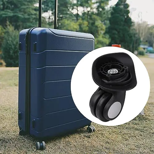 BQLZR Suitcase Luggage Caster Luggage Wheels Replacement Repair Mute Wheels 3.43