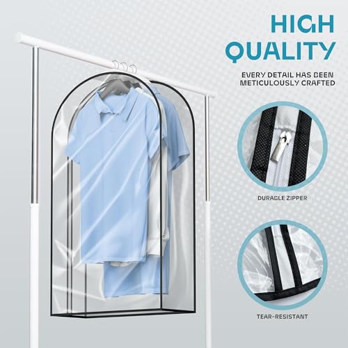 Lazebox Garment Bag Closet Storage with Zipper