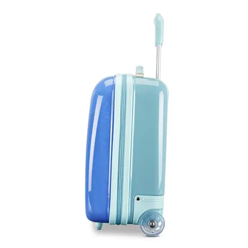 American Tourister Disney Frozen 2 Kids Carry-On Luggage, Hardside With Single Spinner Wheels