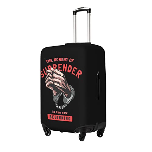 PAYOHTO Highly Elastic Spandex Suitcase Cover Luggage Cover Protector X-Large Fits 29 to 32 Inch Handcuffs Prints