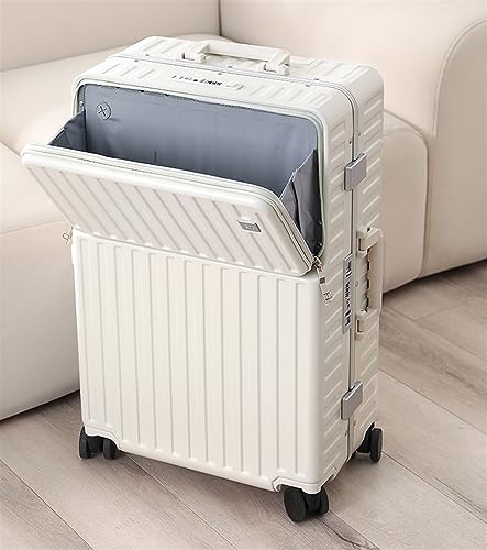 KYUSAR Carry On Luggages Suitcase Suitcases With Usb Port Charging Luggage For Business Travel High Capacity Suitcases Luggage Suitcases (Color : Blue