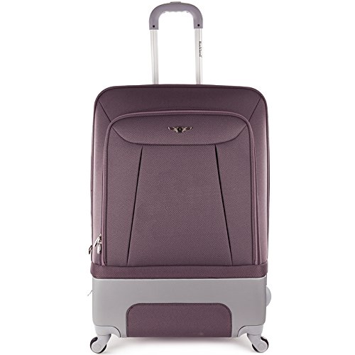 Rockland Rome Hybrid Spinner Wheel Luggage, Lavender