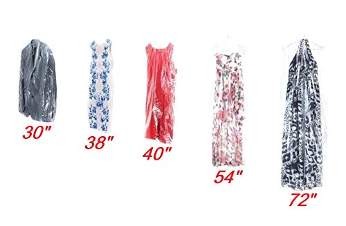 NAHANCO NTP330, Perforated Plastic Garment Bags On A Roll, Opening At Top