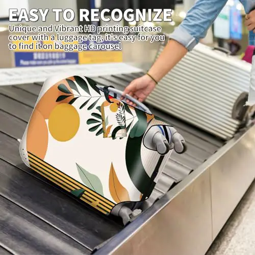 SDDFRHGH Luggage Cover Protector Elastic Suitcase Covers for Luggage 18