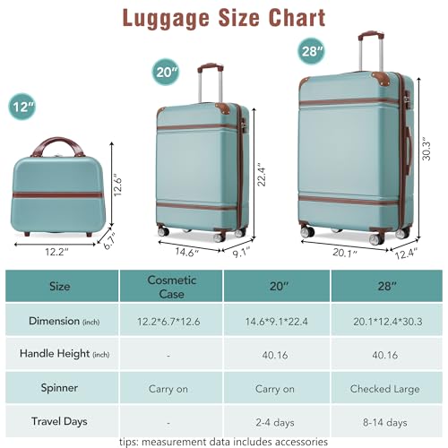 Merax Luggage Set