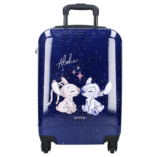 STITCH and Angel Aloha Hard ABS Suitcase Travel Trolley for Children