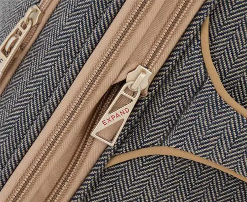 London Fog Kensington Navy Sand Herringbone 20