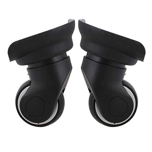 BQLZR Swivel Wheels for Luggage Suitcase Black 10x9.3x4.8cm W013 Swivel Spinner Left & Right Luggage Suitcase Wheels DIY Replacement Pack of 2