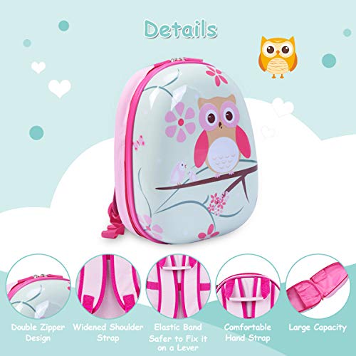 GYMAX Kids Carry On Luggage Set