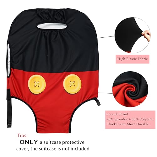hswosnas Luggage Cover Approved Travel Suitcase Protector Cute Pants Elastic Washable Baggage Covers for 18