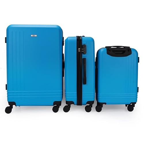 Mirage Alisa ABS Hard shell Lightweight 360 Dual Spinning Wheels Combo Lock 28