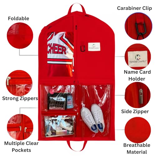 Waterproof Hanging Garment Bag 40 inch Clothes Bag with Gusset