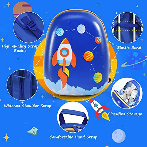 GYMAX Kids Carry On Luggage Set