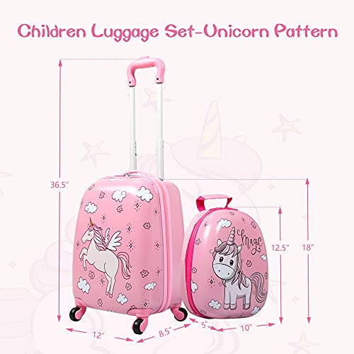 Sandinrayli Kid Luggage Set for Girls