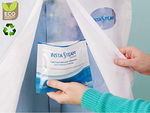 InstaSteam Garment Bag ONLY - travel - wrinkle free clothing - Compatible - washable - (Extended/Longer Garment Bag) (Pods Not Included)