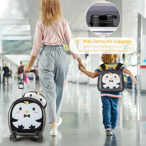 Goplus 4 Piece Kids Luggage Set