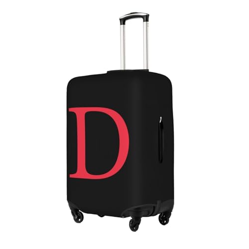 ILEABEC Letter D Luggage Cover Elastic Stretch Suitcase Covers Anti-Scratch Protector Washable Travel Cover M fits 22