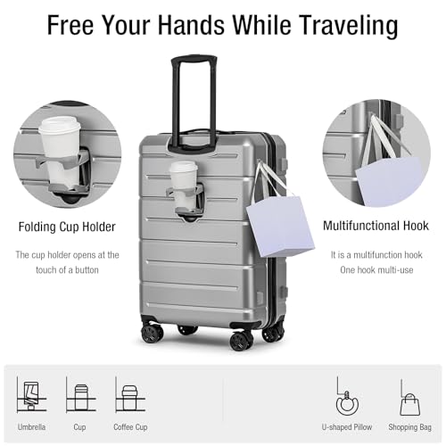 KYME Luggage Sets 2 Piece Hardshell 22