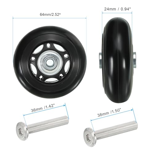 PATIKIL Replacement Luggage Suitcase Wheels Repair Kit