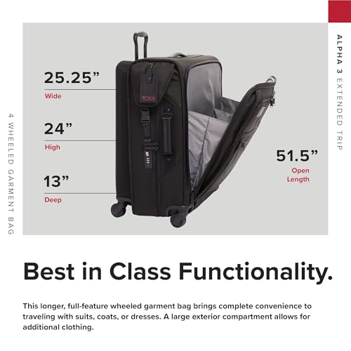 TUMI - Alpha Extended Trip 4 Wheeled Garment Bag