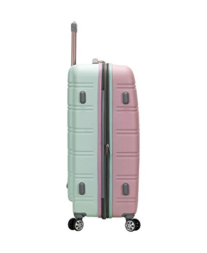 Rockland Melbourne Hardside Expandable Luggage with Spinner Wheels, Mint