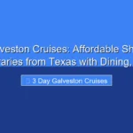 Featured image for 3 Day Galveston Cruises: Affordable Short Cruise Itineraries from Texas with Dining, Ex...