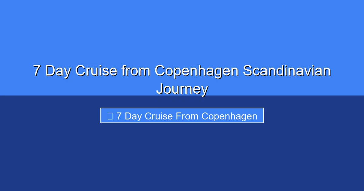 Featured image for 7 Day Cruise from Copenhagen Scandinavian Journey