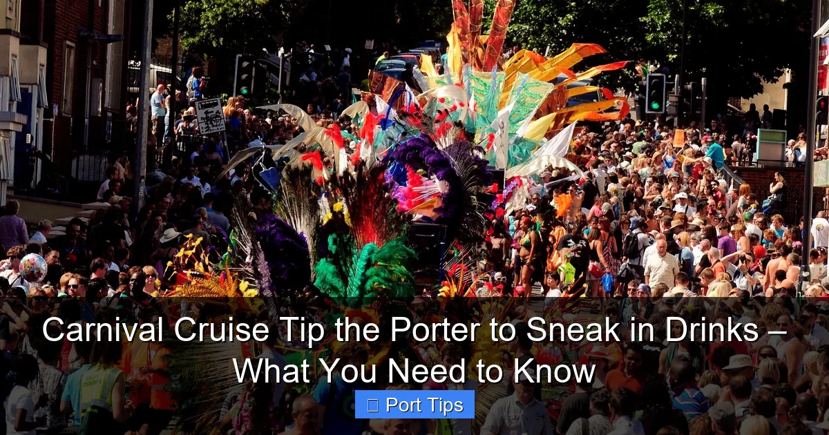 Featured image for Carnival Cruise Tip the Porter to Sneak in Drinks – What You Need to Know