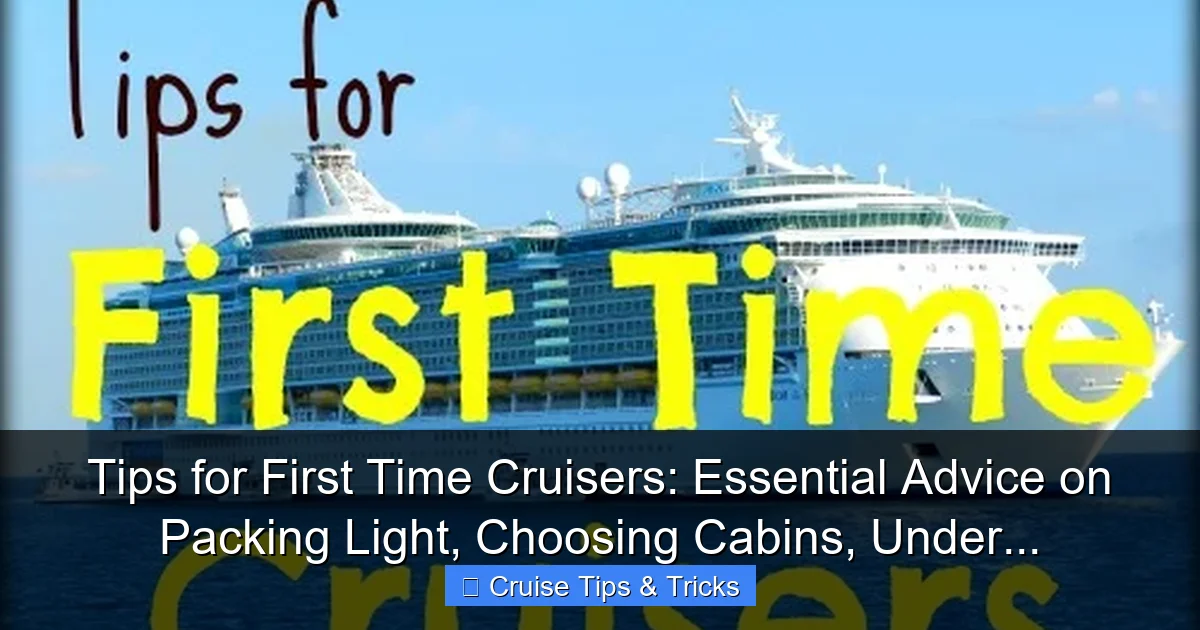 Tips for First Time Cruisers: Essential Advice on Packing Light, Choosing Cabins, Under... - content2 visual guide