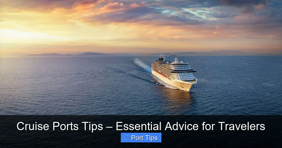 Cruise Ports Tips – Essential Advice for Travelers - content2 visual guide