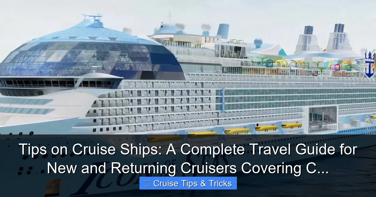 Tips on Cruise Ships: A Complete Travel Guide for New and Returning Cruisers Covering C... - content1 visual guide