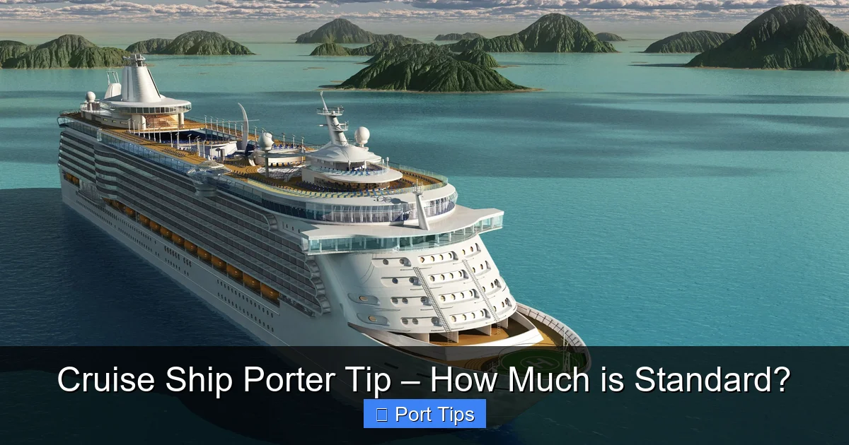 Cruise Ship Porter Tip – How Much is Standard? - content1 visual guide