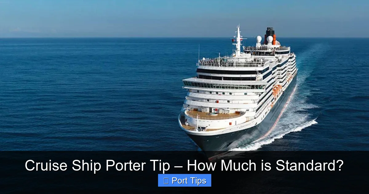 Cruise Ship Porter Tip – How Much is Standard? - content2 visual guide