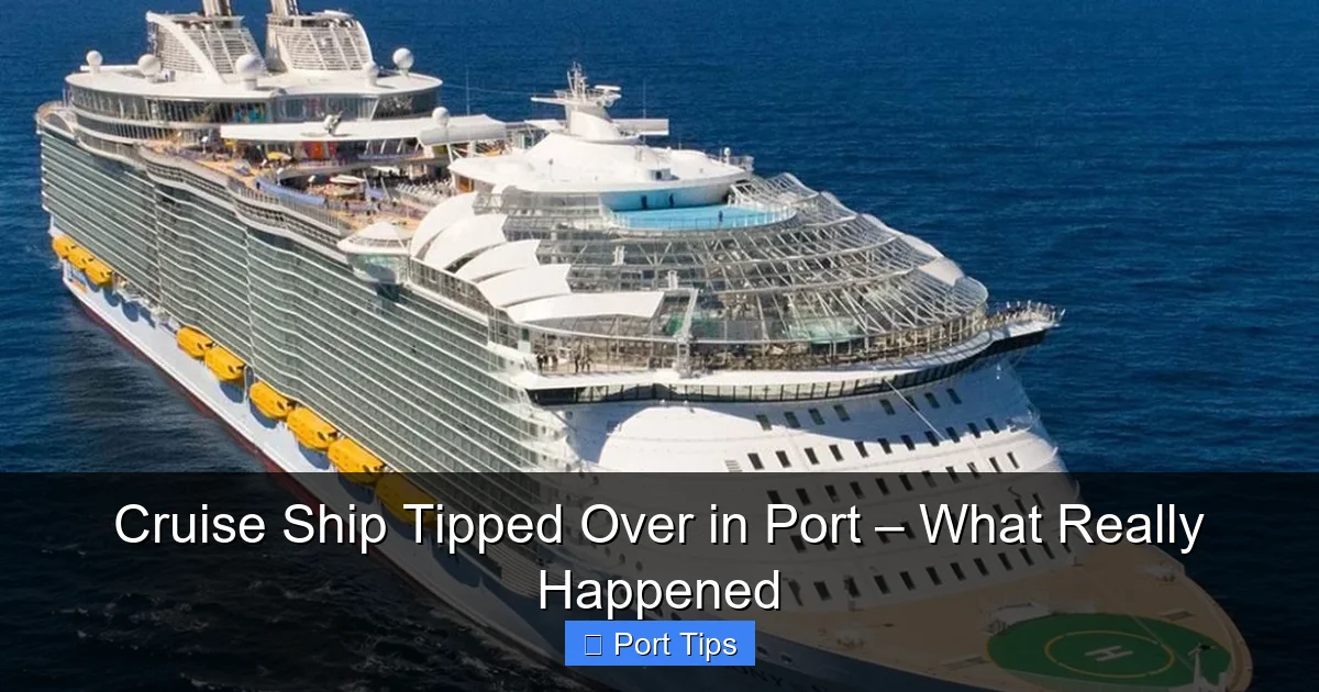Cruise Ship Tipped Over in Port – What Really Happened - content1 visual guide