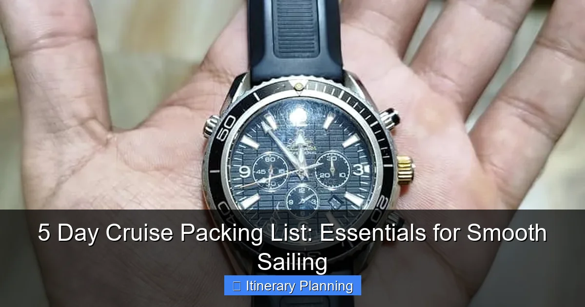 5 Day Cruise Packing List: Essentials for Smooth Sailing - content1 visual guide