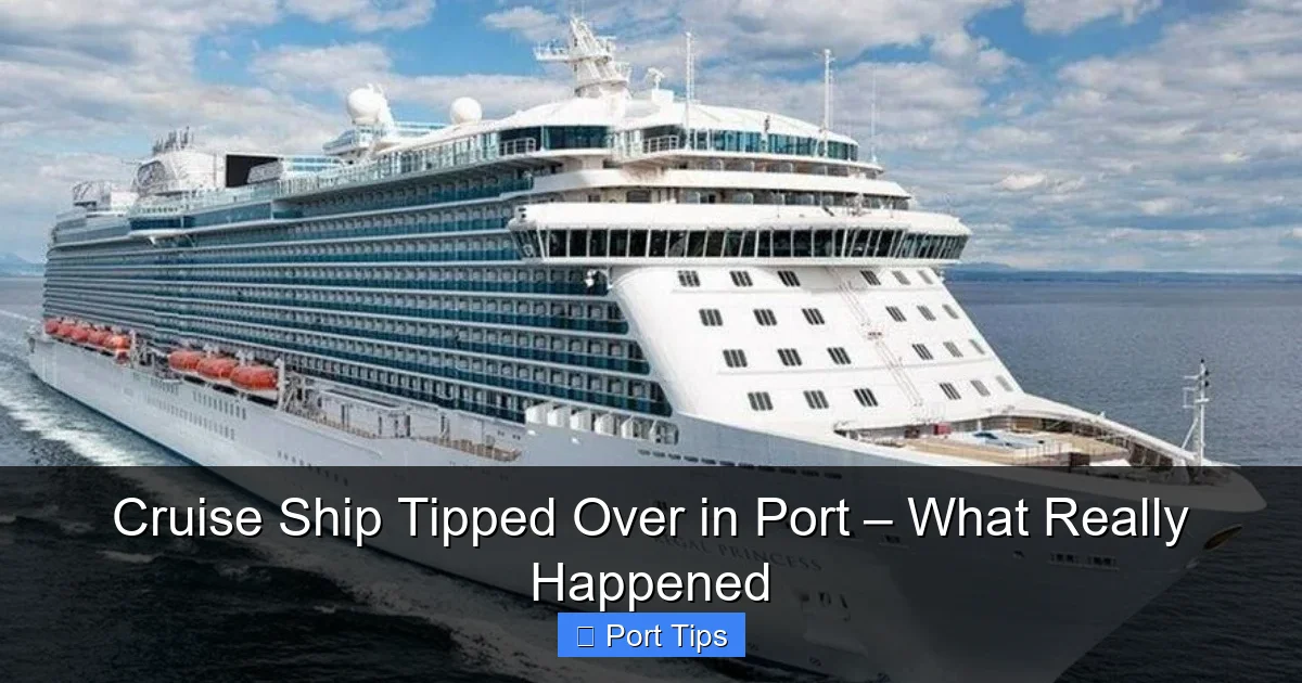 Cruise Ship Tipped Over in Port – What Really Happened - content2 visual guide