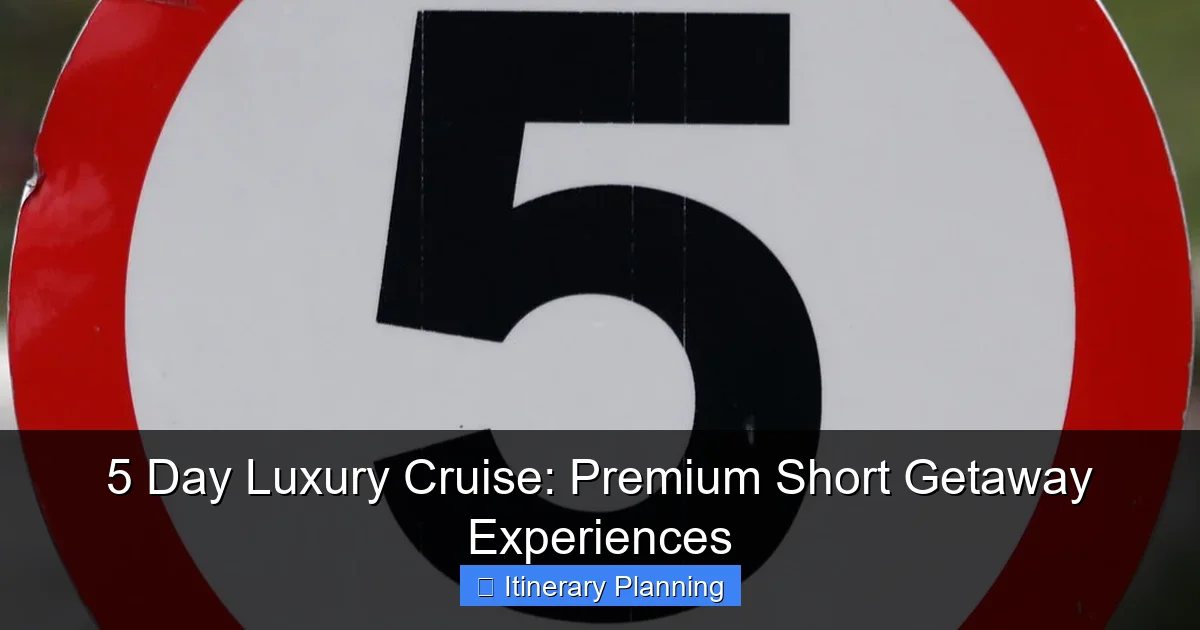 5 Day Luxury Cruise: Premium Short Getaway Experiences - content2 visual guide