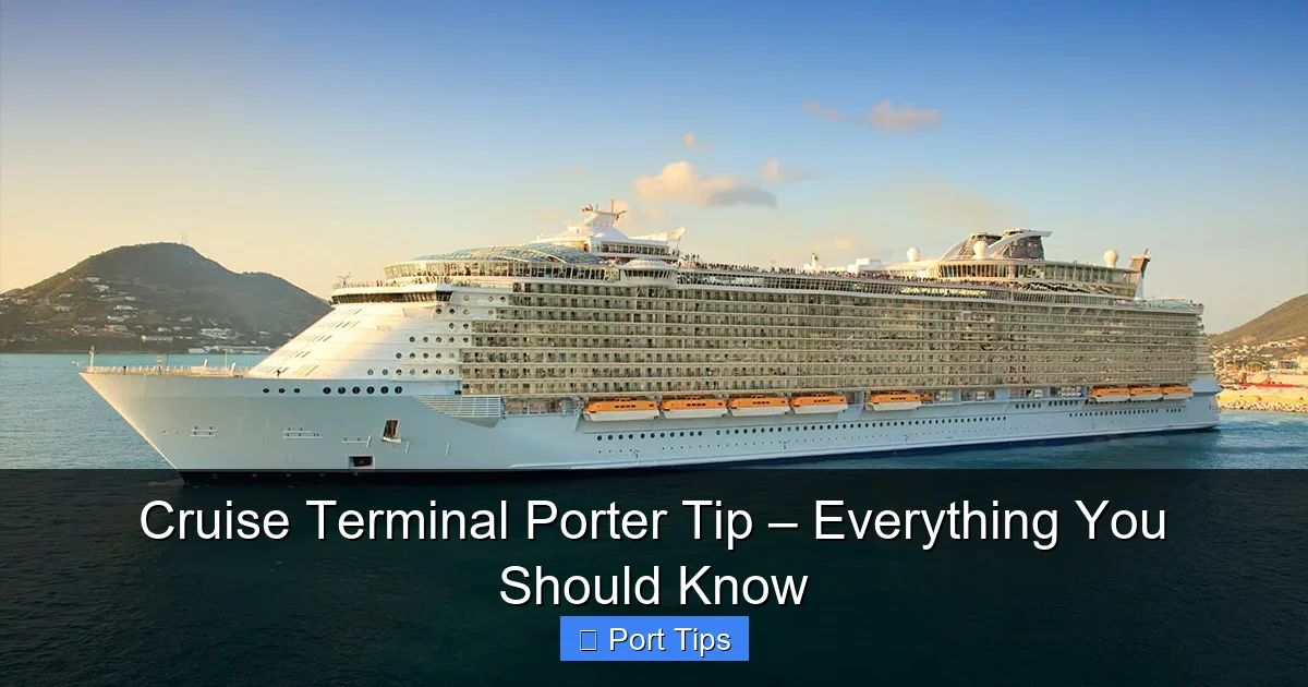 Cruise Terminal Porter Tip – Everything You Should Know - content1 visual guide