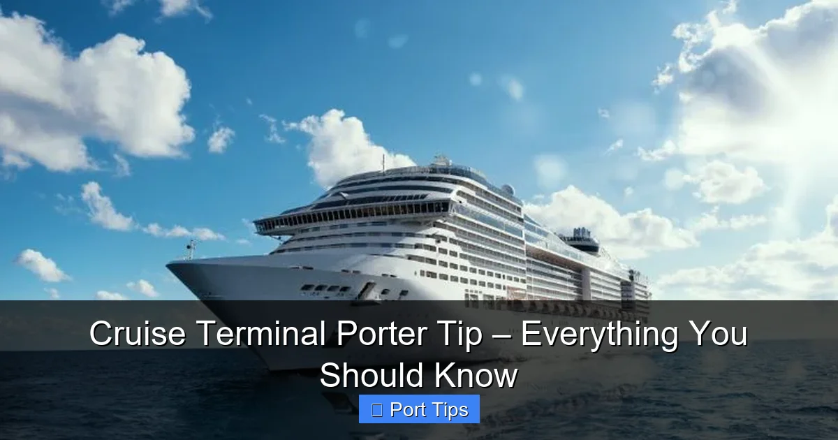 Cruise Terminal Porter Tip – Everything You Should Know - content2 visual guide