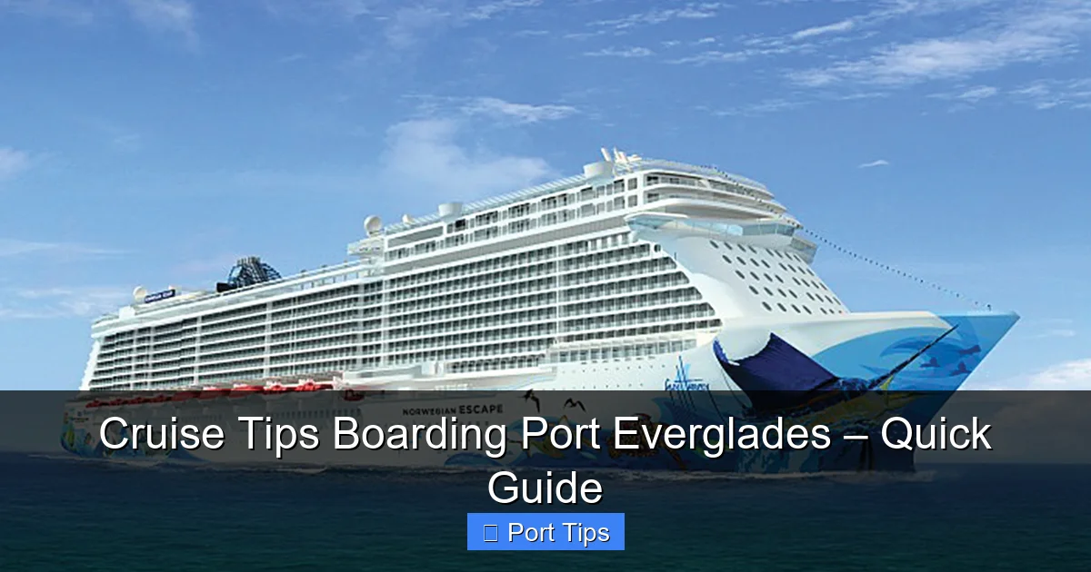 Cruise Tips Boarding Port Everglades – Quick Guide - content2 visual guide