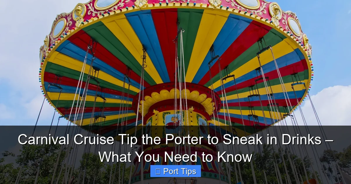 Carnival Cruise Tip the Porter to Sneak in Drinks – What You Need to Know - content1 visual guide