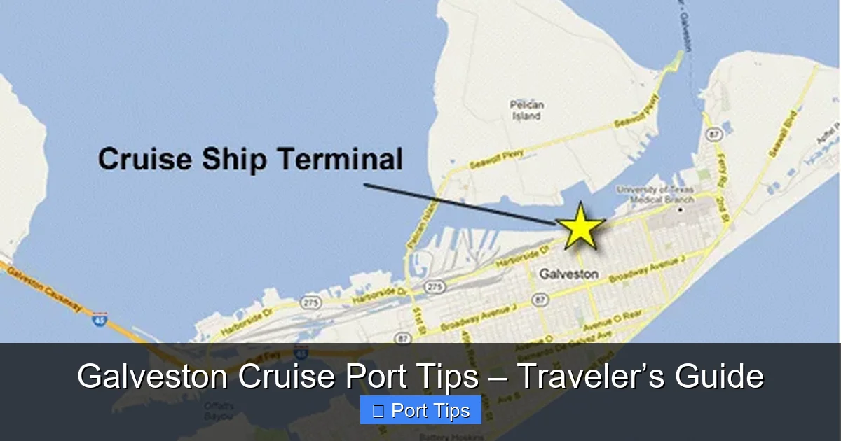 Galveston Cruise Port Tips – Traveler’s Guide - content1 visual guide