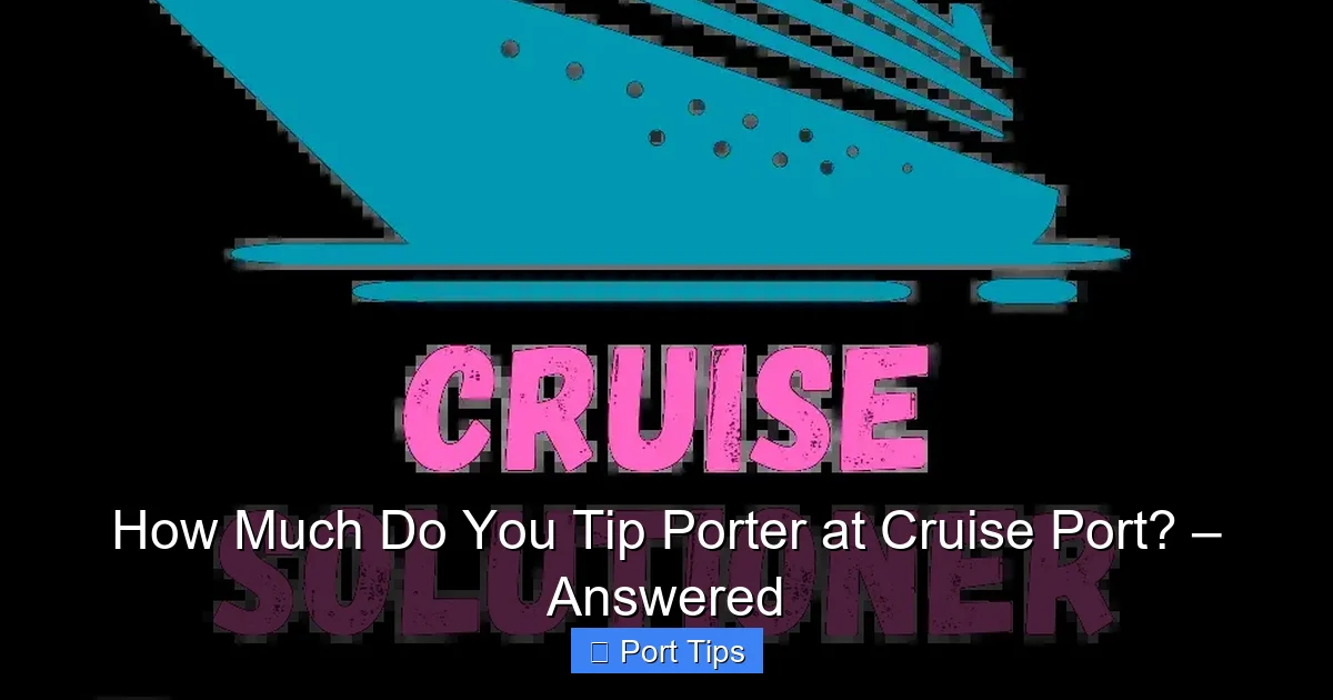 How Much Do You Tip Porter at Cruise Port? – Answered - content1 visual guide