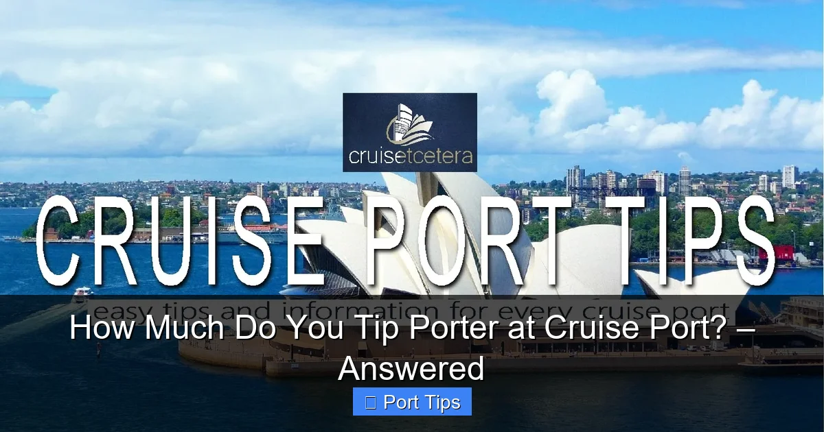 How Much Do You Tip Porter at Cruise Port? – Answered - content2 visual guide